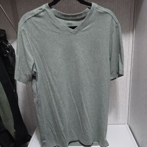 Falls Creek Men's Green V-Neck Tee